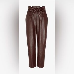 commando Faux Leather Paperbag Pants